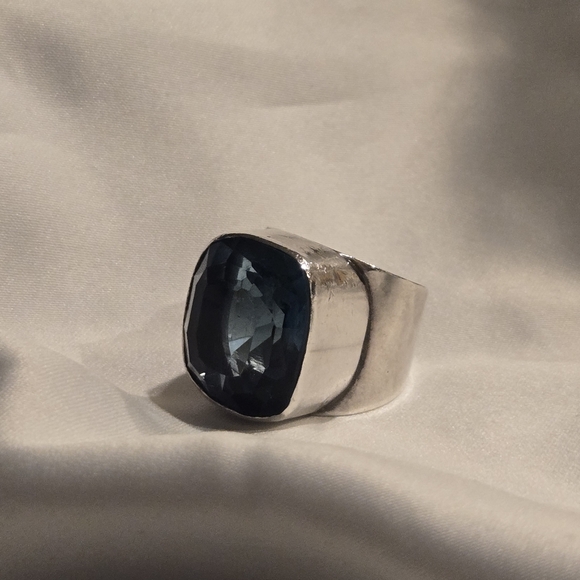 Sterling Silver Wide Band Ring